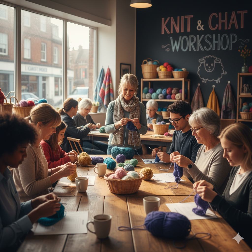 Taller de Tejido en Club Colonia